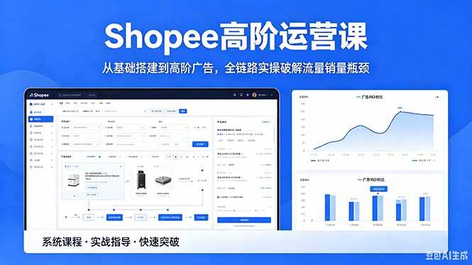 （18499期）Shopee高阶运营课-2026年5月更新，从基础搭建到高阶广告，全链路实操破解流量销量瓶颈-Scorpio丨网创