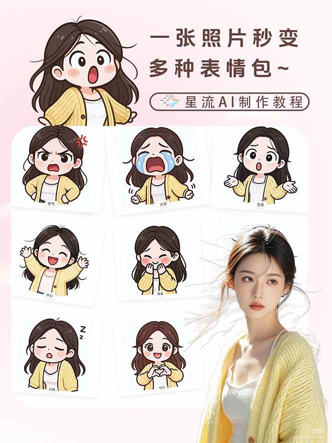 （17482期）一张照片秒变N种专属表情包，三步搞定可爱搞怪治愈风，从此斗图聊天不再到处存别人图-Scorpio丨网创