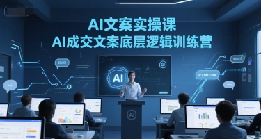 AI文案实操课，AI成交文案底层逻辑训练营-Scorpio丨网创