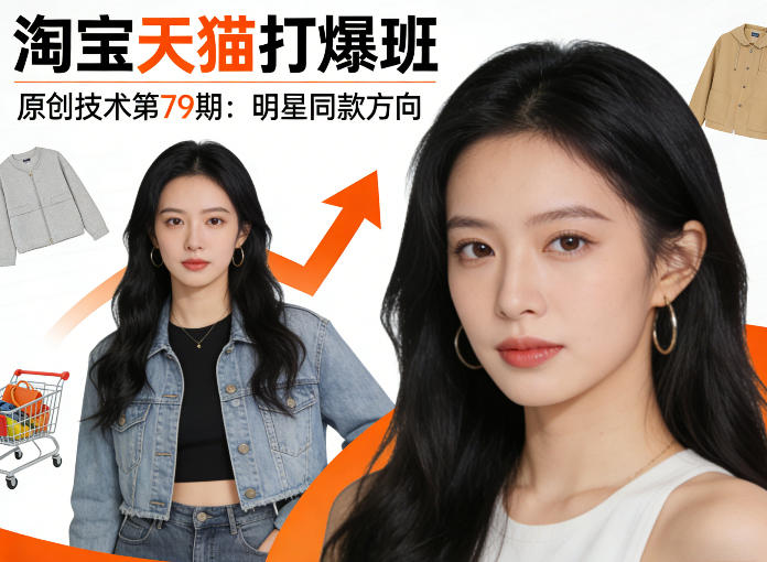 《淘宝天猫打爆班》原创技术第79期:明星同款方向-Scorpio丨网创