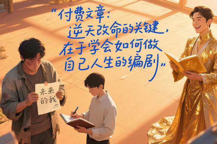 付费文章：逆天改命的关键，在于学会如何做自己人生的编剧-Scorpio丨网创