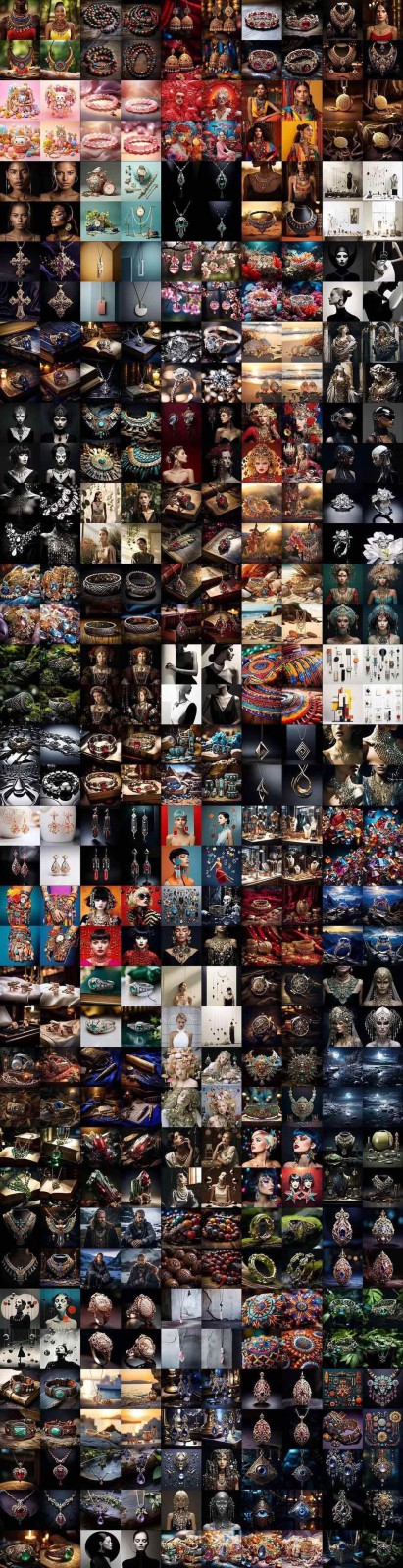 463个Midjourney珠宝摄影提示词：覆盖全品类珠宝，AI设计秒出专业效果-Scorpio丨网创