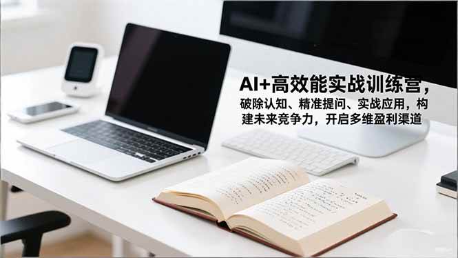 （16635期）AI+高效能实战训练营，破除认知、精准提问、实战应用，构建未来竞争力，开启多维盈利渠道-Scorpio丨网创
