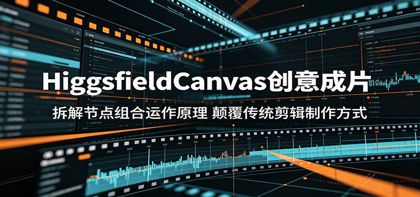 HiggsfieldCanvas创意成片:拆解节点组合运作原理,颠覆传统剪辑制作方式-Scorpio丨网创