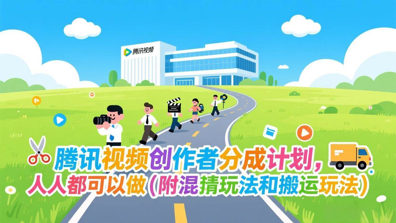 （17137期）腾讯视频创作者分成计划，人人都可以做（附混剪玩法和搬运玩法）-Scorpio丨网创