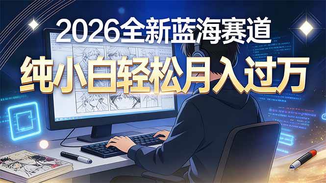 (16781期)2026年全新蓝海赛道,纯小白轻松月入过万-Scorpio丨网创
