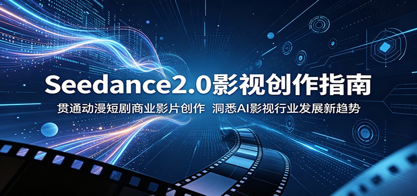 Seedance2.0影视创作指南:贯通动漫短剧商业影片创作,洞悉AI影视行业发展新趋势-Scorpio丨网创