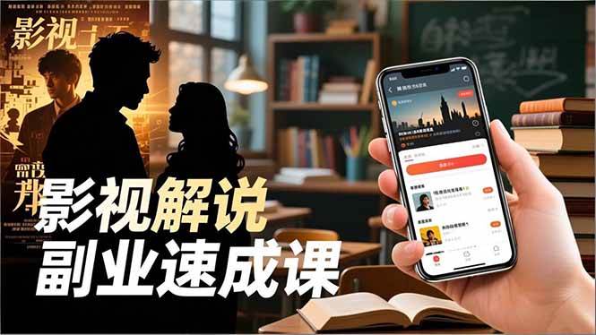 (16740期)Tk影视解说副业速成课,软件安装、全流程实操、爆款预设,新手两周变现-Scorpio丨网创