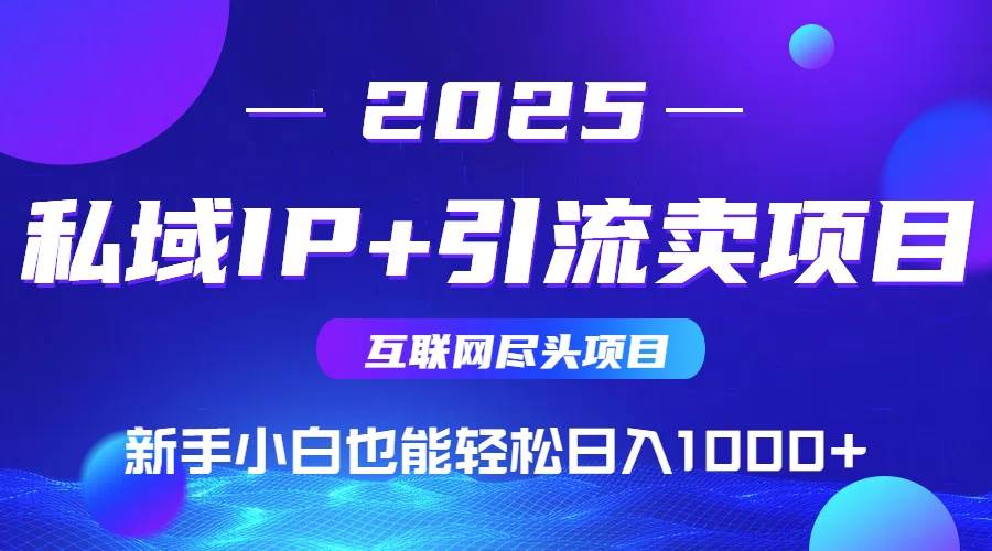 (15531期)2025网创尽头项目,私域IP+引流,新手小白也能在家日入1000+-Scorpio丨网创