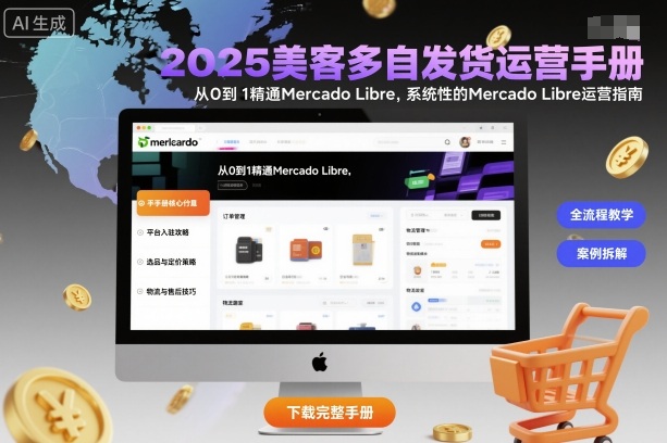2025美客多自发货运营手册:从0到1精通Mercado Libre,系统性的Mercado Libre运营指南-Scorpio丨网创