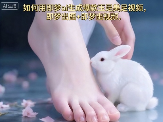 如何用即梦ai生成爆款玉足美足视频,即梦出图+即梦出视频,快速涨粉-Scorpio丨网创