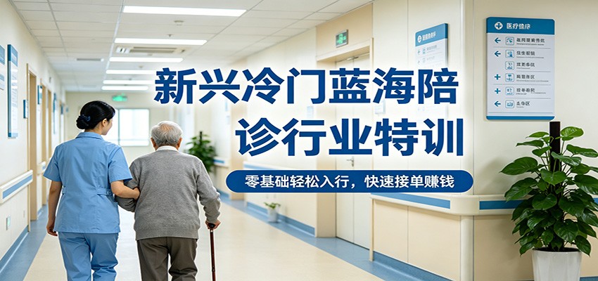 新兴冷门蓝海陪诊行业特训，零基础轻松入行，快速接单赚钱-Scorpio丨网创