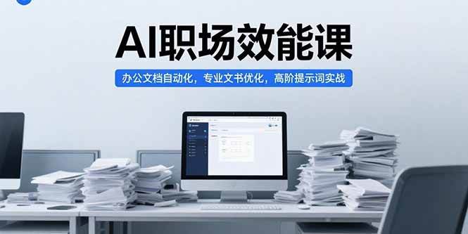 （15371期）AI职场效能课，办公文档自动化，专业文书优化，高阶提示词实战-Scorpio丨网创