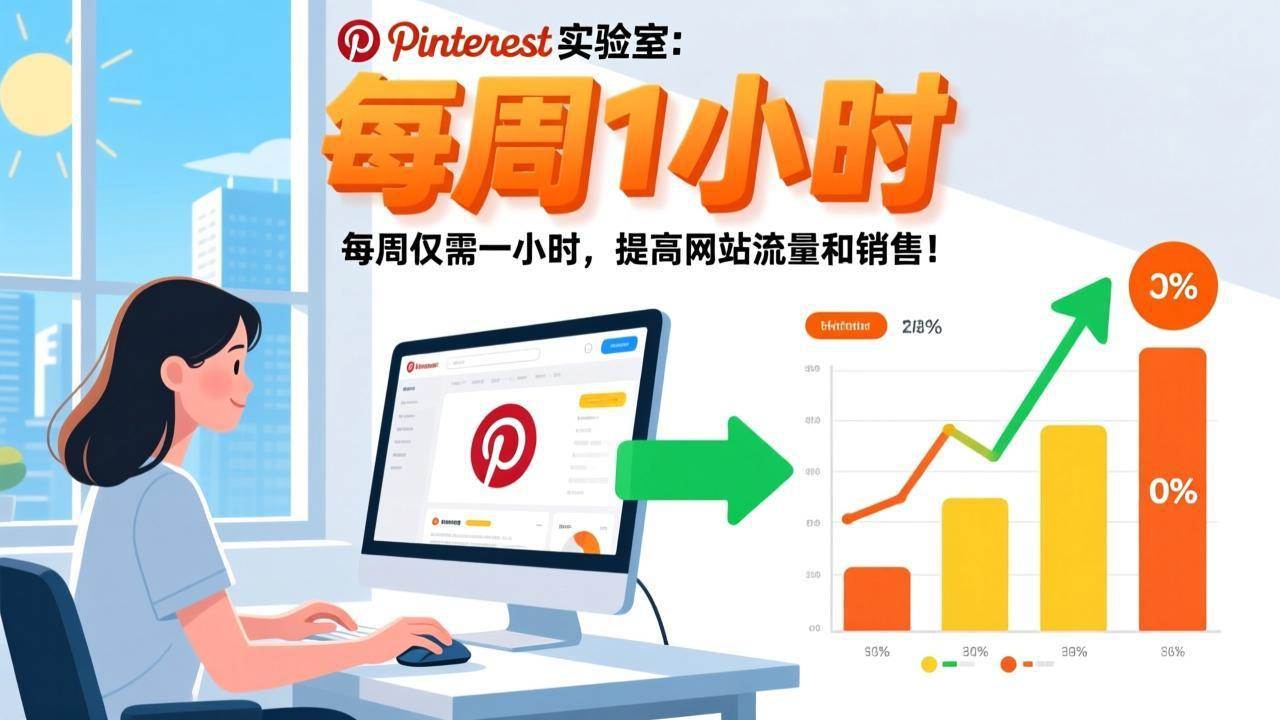 （17505期）Pinterest实验室：每周仅需一小时，提高网站流量和销售！-Scorpio丨网创