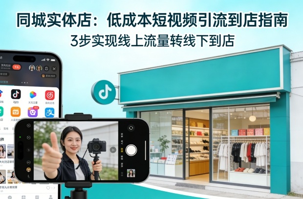 同城实体店，如何低成本把客户从短视频带到线下门店-Scorpio丨网创