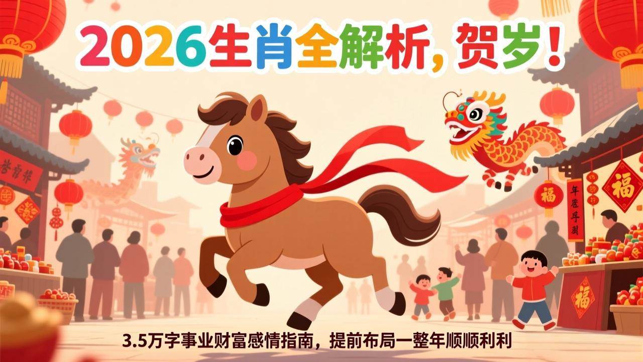 (17428期)付费文章:贺岁!2026生肖全解析,3.5万字事业财富感情指南,提前布局一整年顺顺利利-Scorpio丨网创