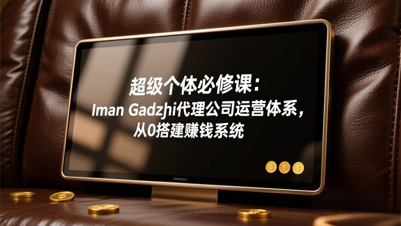 (17525期)超级个体必修课:Iman Gadzhi代理公司运营体系,从0搭建赚钱系统-Scorpio丨网创