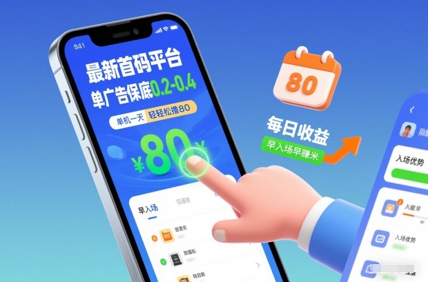 最新首码平台,单广告保底0.2-0.4,单机一天轻松撸80,早入场早賺米【揭秘】-Scorpio丨网创