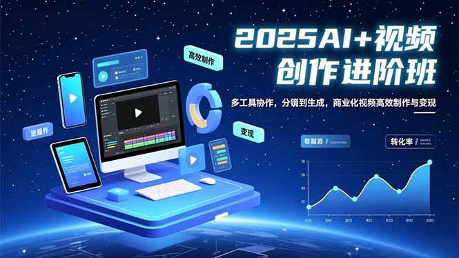 （16622期）AI+视频创作进阶班：多工具协作，分镜到生成，商业化视频高效制作与变现-Scorpio丨网创