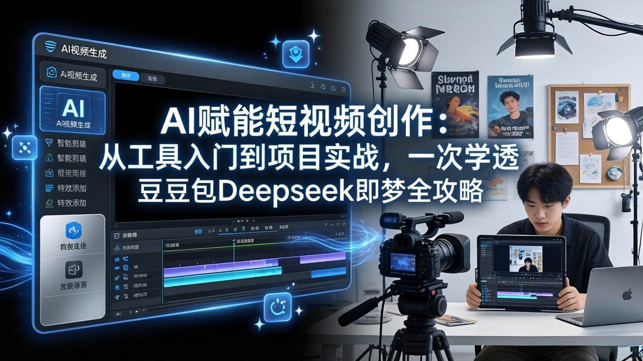 (17762期)AI赋能短视频创作:从工具入门到项目实战,一次学透豆包Deepseek即梦全攻略-Scorpio丨网创