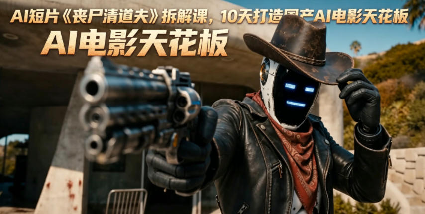 AI短片《丧尸清道夫》拆解课，10天打造国产AI电影天花板-Scorpio丨网创