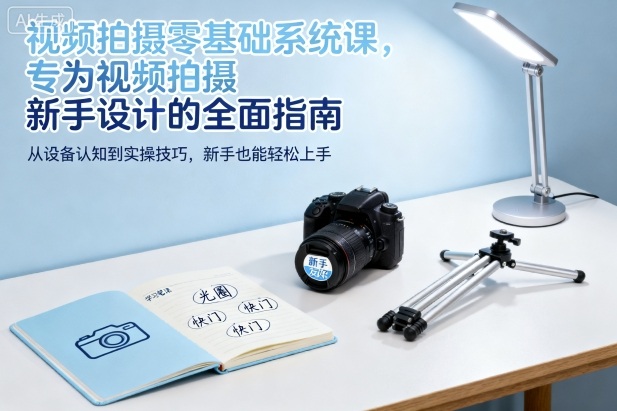 视频拍摄零基础系统课,专为视频拍摄新手设计的全面指南-Scorpio丨网创
