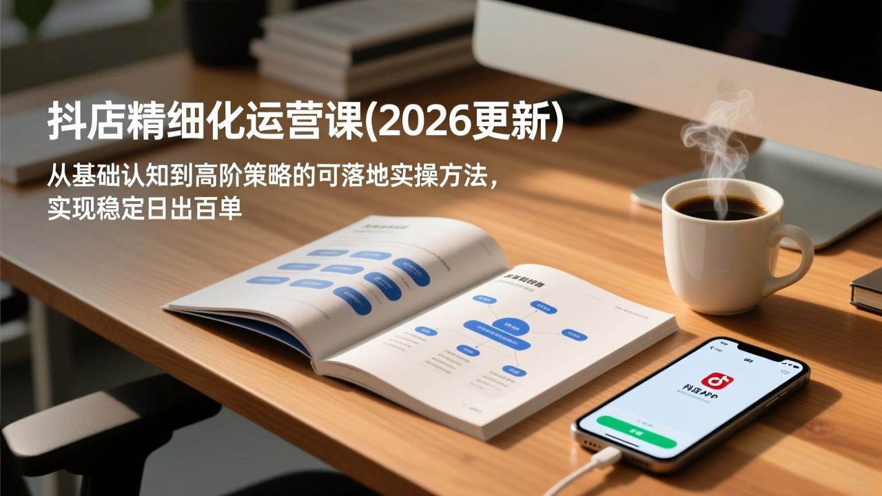 (18421期)抖店精细化运营课(更新5月),从基础认知到高阶策略的可落地实操方法,实现稳定日出百单 (18421期)抖店精细化运营课(更新5月),从基础认知到高阶策略的可落地实操方法,实现稳定日出百单