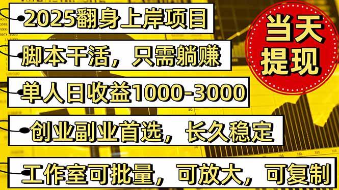 （16225期）稳定八年美金掘金2.0脚本干活，只需躺赚。单人日收益1000-3000可批量、…-Scorpio丨网创