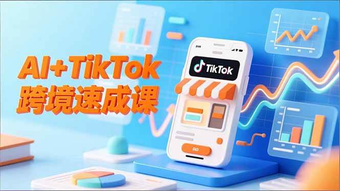 (16745期)AI+TikTok跨境速成课,智能翻译、店铺定位、流程拆解,7天高效上线运营-Scorpio丨网创