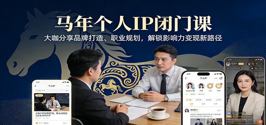 马年个人IP闭门课，大咖分享品牌打造、职业规划，解锁影响力变现新路径-Scorpio丨网创