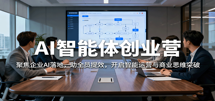 AI智能体创业营:聚焦企业AI落地,助全员提效,开启智能运营与商业思维突破-Scorpio丨网创