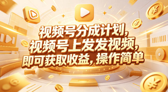 视频号分成计划，599元众筹的Red团队课程，视频号上发发视频，即可获取收益，操作简单-Scorpio丨网创