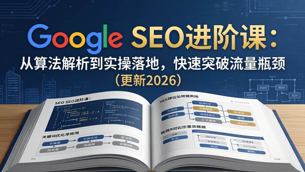 （18048期）Google SEO进阶课：从算法解析到实操落地，快速突破流量瓶颈（更新2026）-Scorpio丨网创