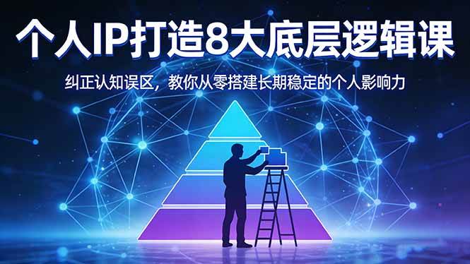 （17811期）付费文章：个人IP打造8大底层逻辑课：纠正认知误区，教你从零搭建长期稳定的个人影响力-Scorpio丨网创