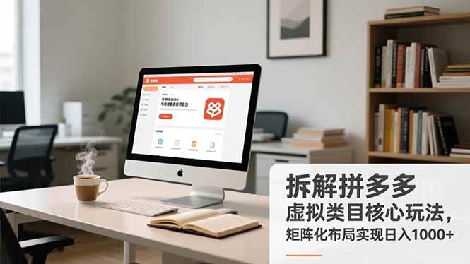(16906期)拆解拼多多虚拟类目核心玩法,矩阵化布局实现日入1000+ (16906期)拆解拼多多虚拟类目核心玩法,矩阵化布局实现日入1000+