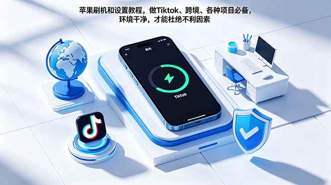 （18558期）苹果刷机和设置教程，做Tiktok、跨境、各种项目必备，环境干净，才能杜绝不利因素-Scorpio丨网创