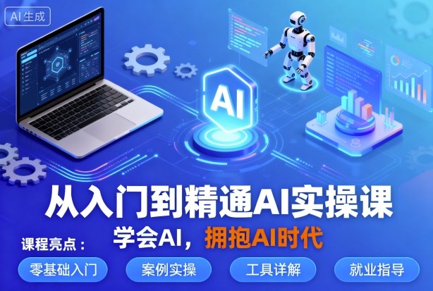 从入门到精通AI实操课,学会AI,拥抱AI时代-Scorpio丨网创