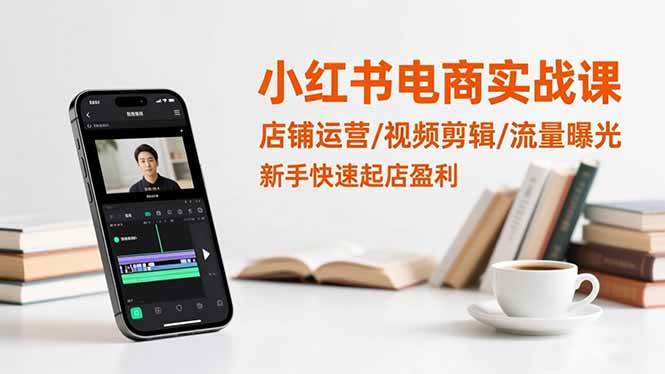 (16536期)小红书电商实战课:店铺运营/视频剪辑/流量曝光,新手快速起店盈利-Scorpio丨网创