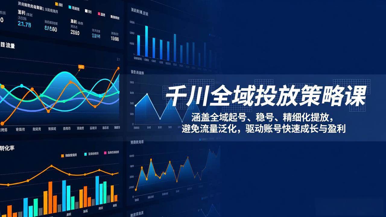 (17285期)千川全域投放策略课:涵盖全域起号、稳号、精细化投放,避免流量泛化,驱动账号快速成长与盈利-Scorpio丨网创