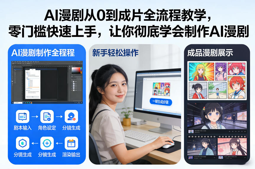 AI漫剧从0到成片全流程教学,零门槛快速上手,让你彻底学会制作AI漫剧【保姆级教程】-Scorpio丨网创