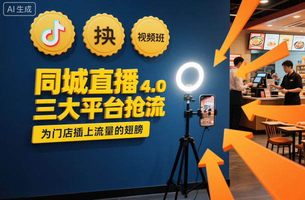 同城直播实操班4.0，三大平台抢流，为门店插上流量的翅膀-Scorpio丨网创