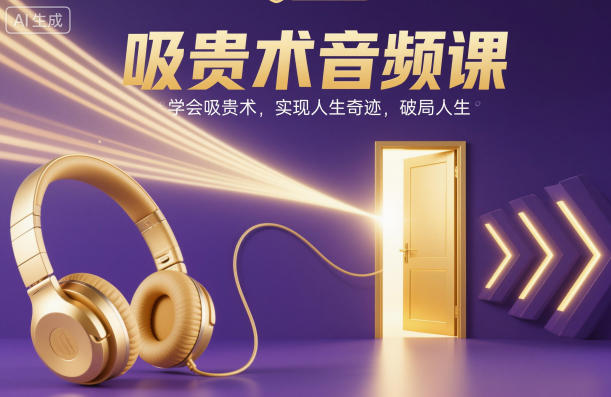 吸贵术音频课,学会吸贵术,实现人生奇迹,破局人生-Scorpio丨网创