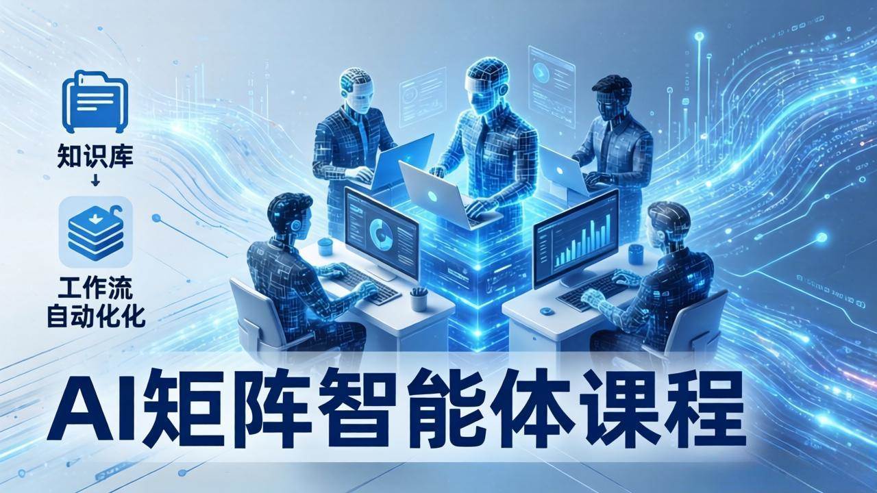（17759期）AI矩阵智能体实战：100个数字员工批量生产内容，文本知识库+工作流自动化全搞定-Scorpio丨网创
