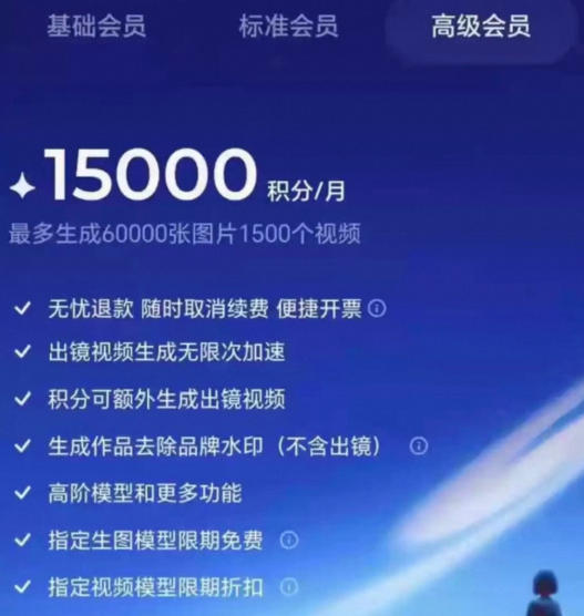 撸即梦积分技术，499充值得15000积分技术，效果自测，不保证百分百-Scorpio丨网创