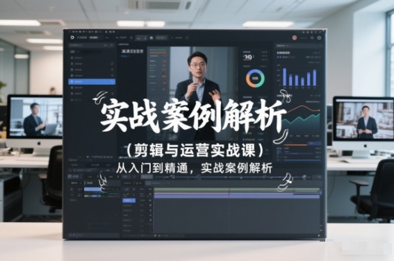 剪辑与运营实战课,从入门到精通,实战案例解析(更新2026)-Scorpio丨网创