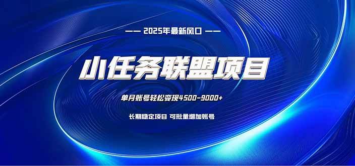 (16521期)小任务联盟项目:一台电脑每天只需10分钟,轻松简单稳定-Scorpio丨网创