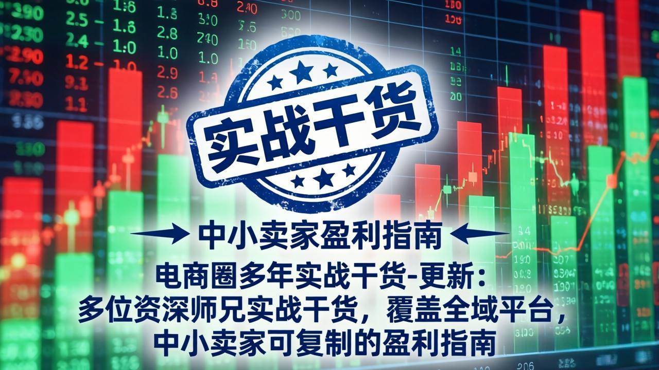 （18398期）电商圈多年实战干货-更新5月10：多位资深师兄实战干货/覆盖全域平台，中小卖家可复制的盈利指南-Scorpio丨网创