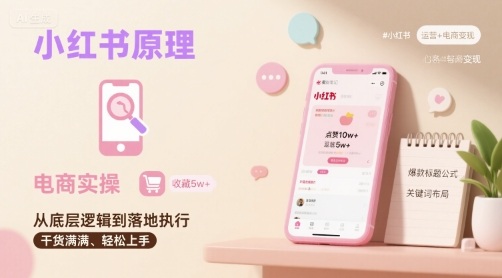 小红书原理以及详细实操流程,小红书电商教程-Scorpio丨网创