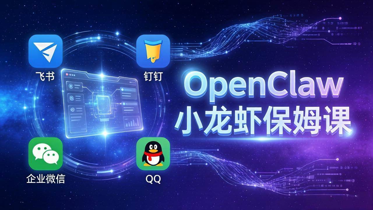 （17614期）OpenClaw小龙虾保姆课： Windows/macOS/Linux/Docker全系统安装，飞书+钉钉+企业微信+QQ 全接入-Scorpio丨网创