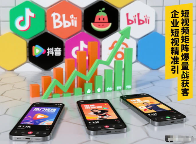 企业短视频精准引流矩阵获客，短视频矩阵爆量战法-Scorpio丨网创